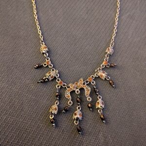 Dainty Ben-Amun Crystal and Beaded Necklace